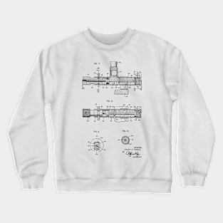 Apparatus for Applying a Getter Material Vintage Patent Drawing Crewneck Sweatshirt